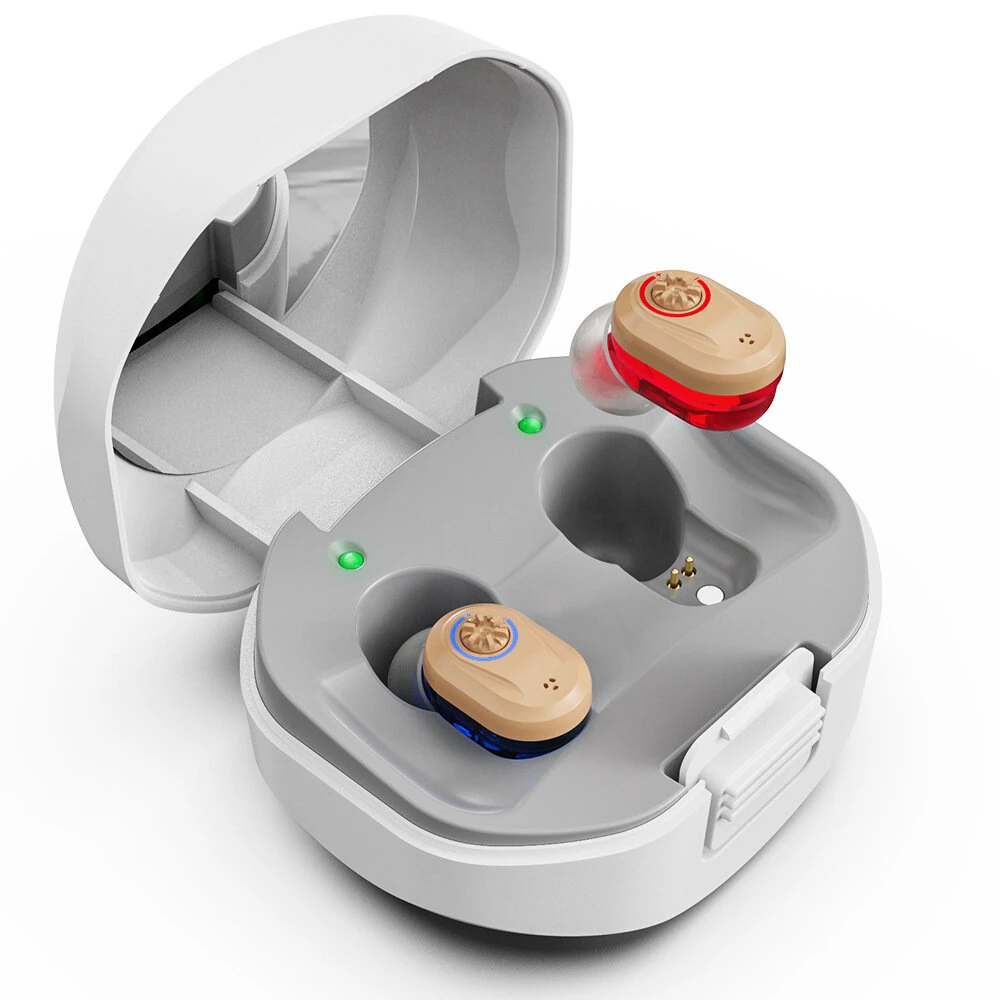 (image for) Wireless Hearing Earphones Fast Charging TWS Mini Personal Sound Amplifiers